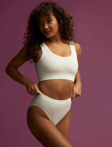 ThirdLove Form Seamless Scoop Bralette - sea-salt / XL | ThirdLove