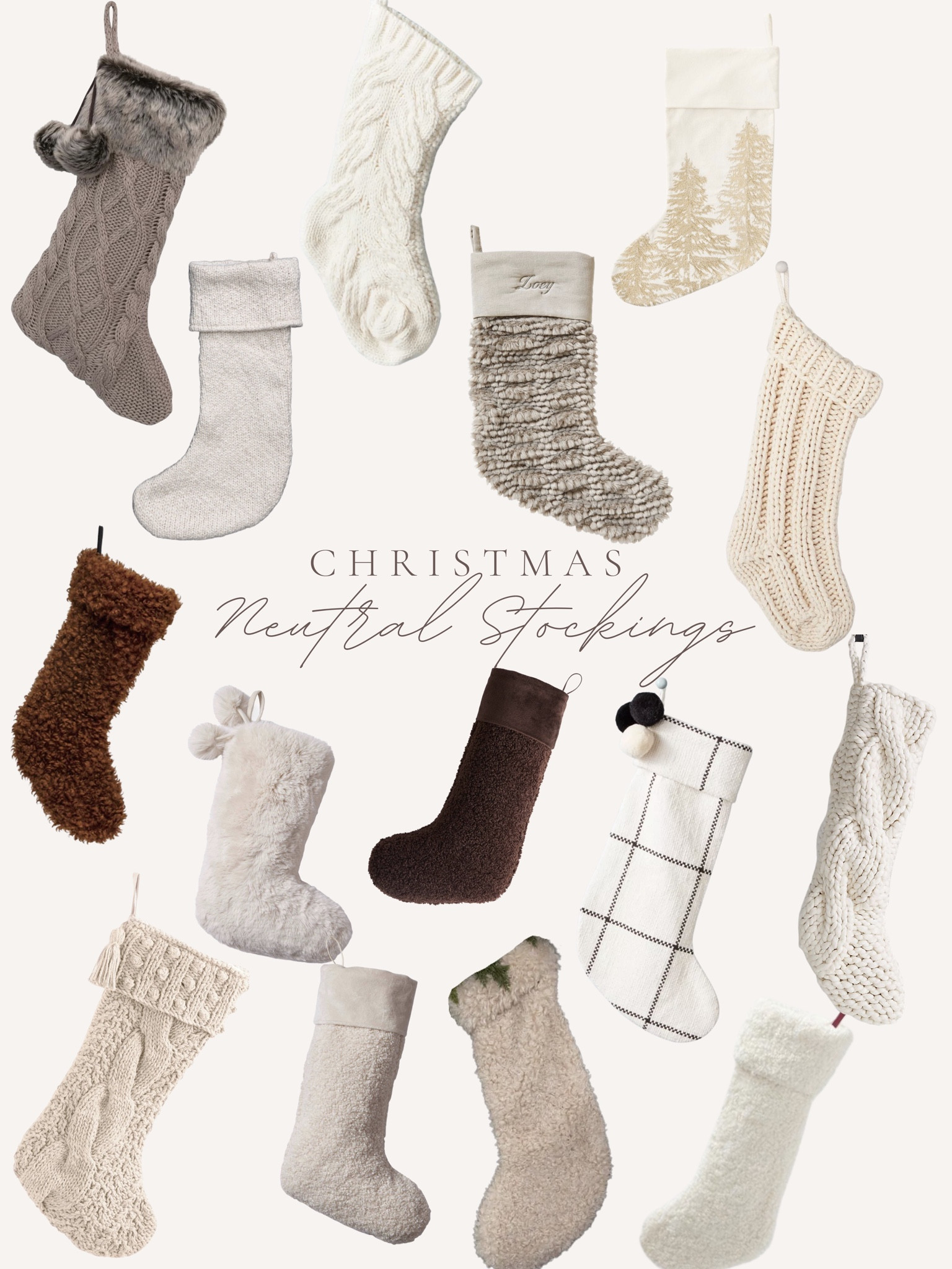 neutral christmas stockings / christmas favorites / christmas essentials / christmas finds / christmas style / christmas essentials/ neutral christmas finds / white christmas 

#LTKHoliday #LTKSeasonal #LTKhome