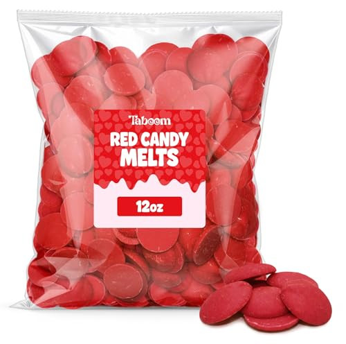 Red Candy Wafer Chocolate Melts - 12 oz Valentine’s Day Candy Melting Wafers for Baking, Decora... | Amazon (US)