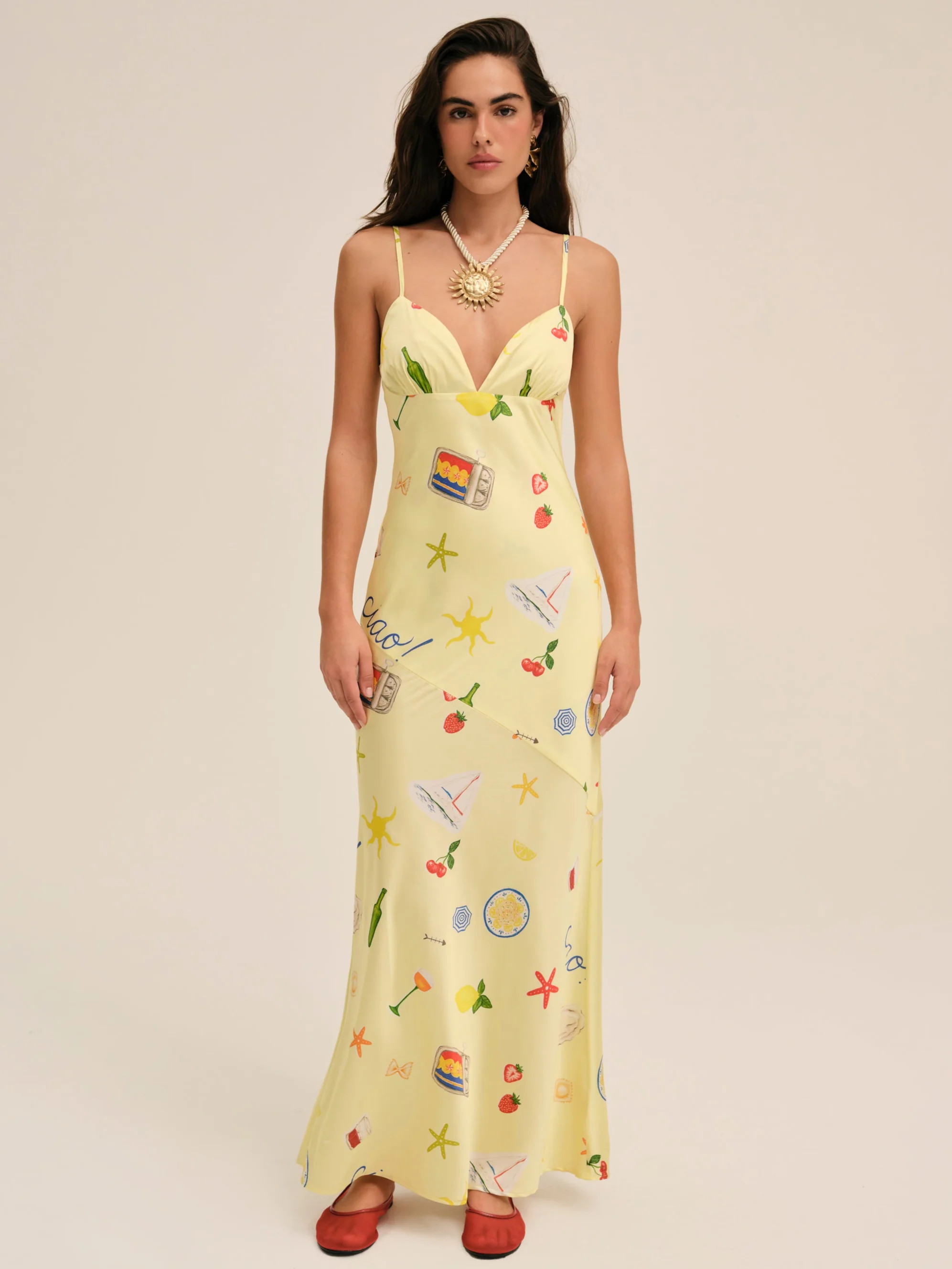 Limited time additional discountHuda Maxi Dress$148.99 $289 Final SaleYellowRed Yellow Add to Bag... | For Love & Lemons