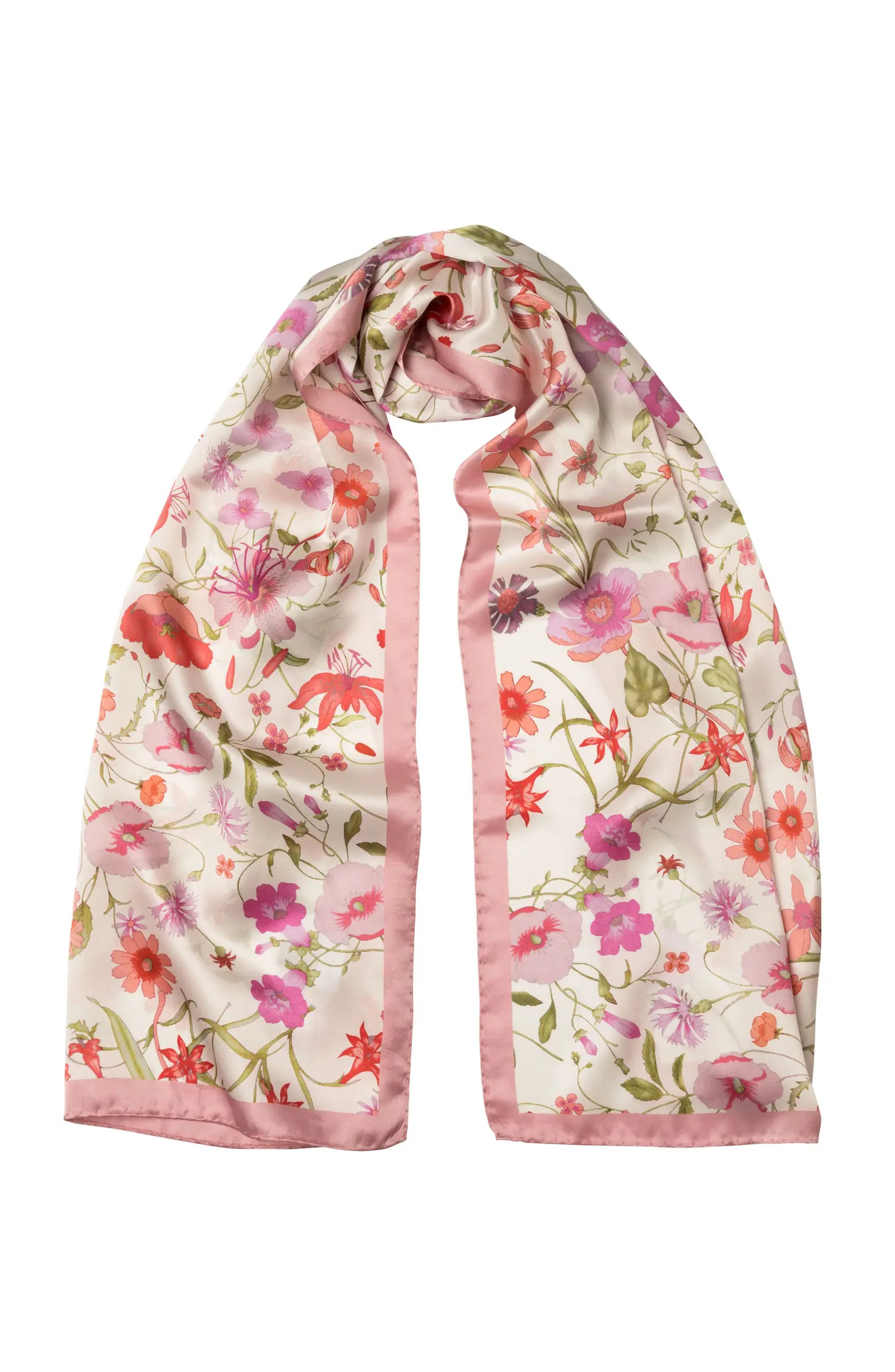 Primavera - Long Satin Silk Scarf for Women | Nordstrom