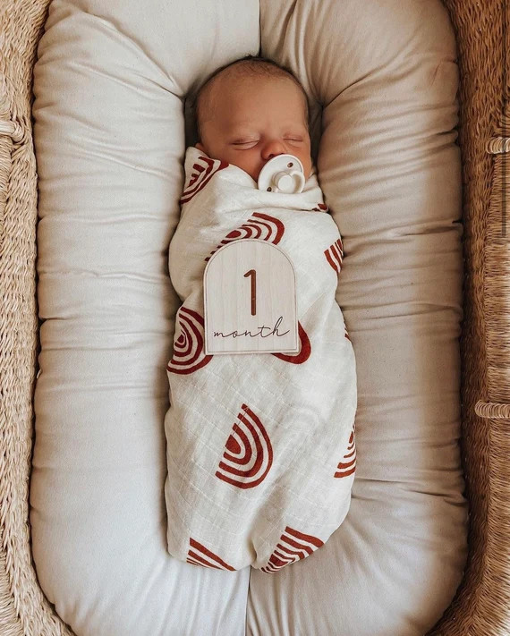 Modern Milestone Cards | Modern Design | Modern Monthly Milestones | Milestone Photos | Newborn P... | Etsy (US)