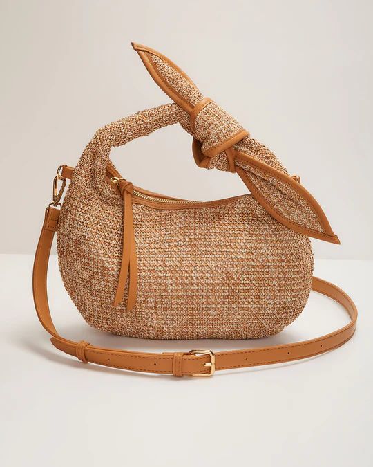 Harissa Knotted Raffia Bag | VICI Collection