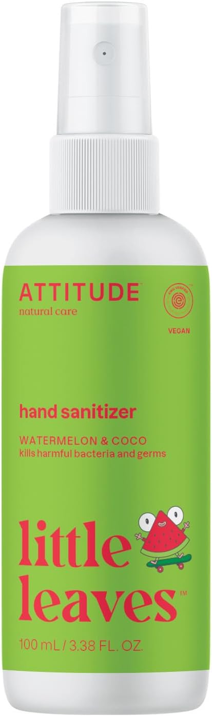 ATTITUDE Hand Sanitizer Spray for Kids & Adults, EWG Verified, Travel Size, Dermatologically Test... | Amazon (US)