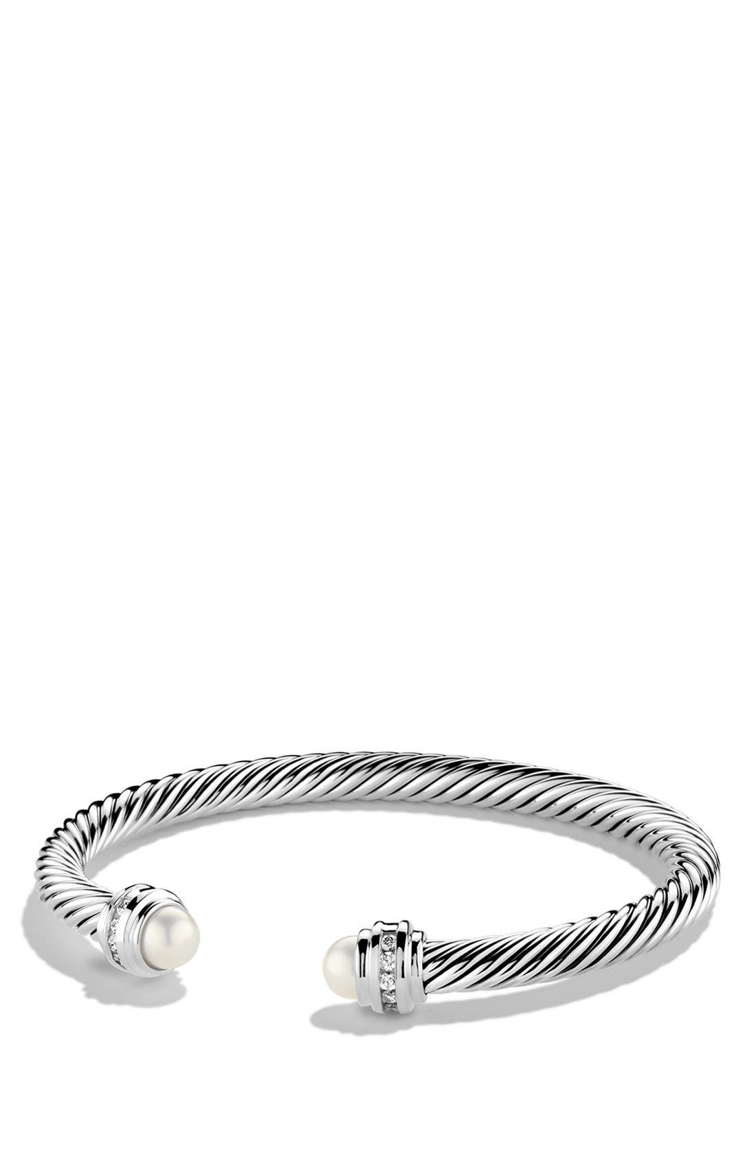 'Cable Classics' Bracelet with Semiprecious Stones & Diamonds | Nordstrom