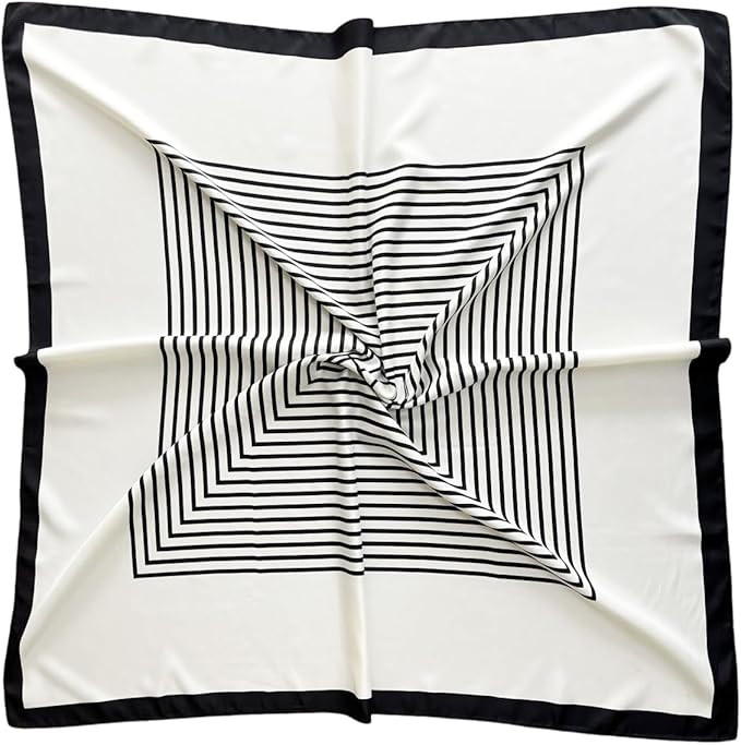 Julunar Silk Like Head Scarf for Women - Satin Large Hair Scarves - 35" Square Silk Hair Wrap for... | Amazon (US)