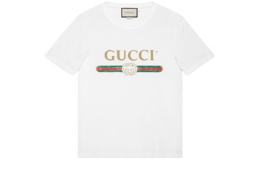 Gucci - Oversize washed T-shirt with Gucci logo | Gucci (US)
