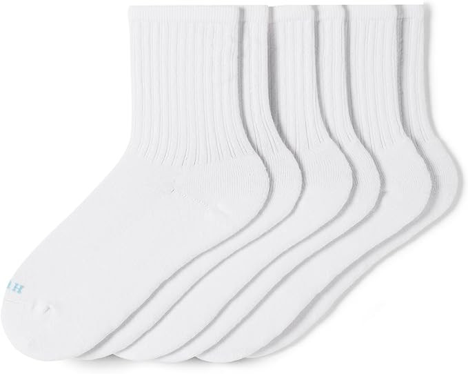 HUE Women's Air Cushion Crew Sock 3 Pair Pack | Amazon (US)