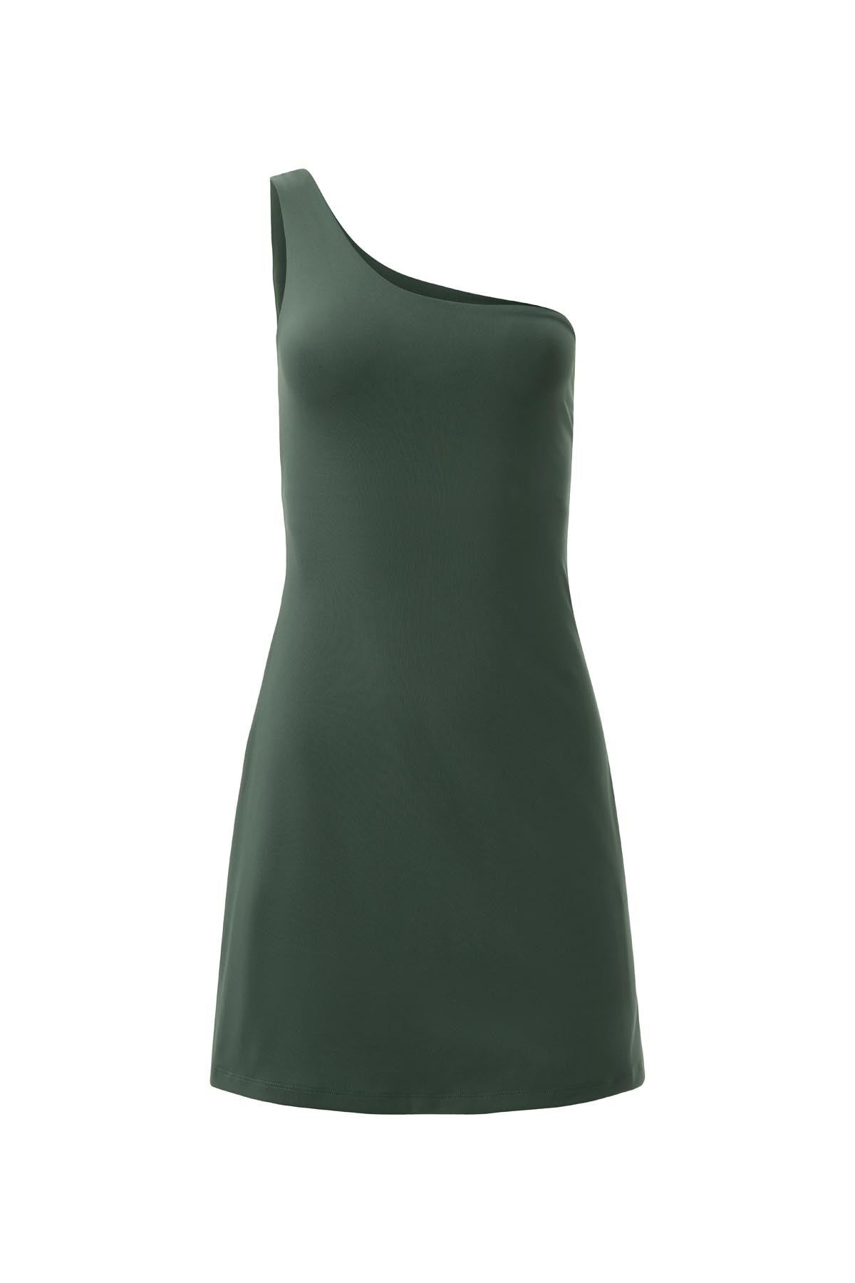 Moss Bianca One Shoulder Dress | Girlfriend Collective