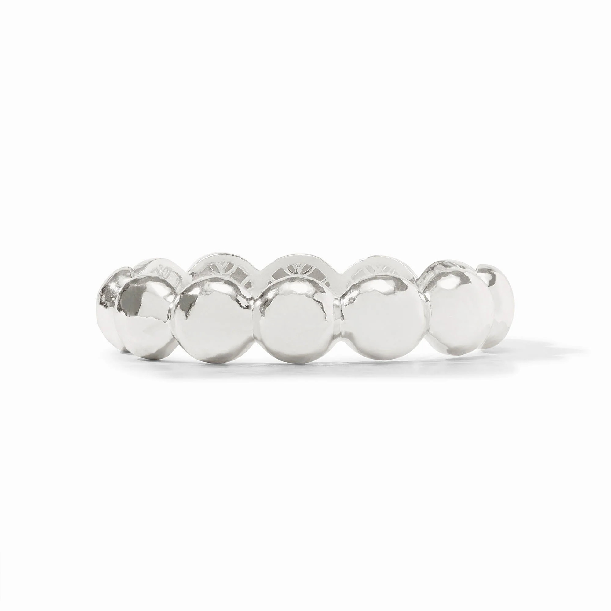 Solara Nova Silver Hinge Bangle | Julie Vos