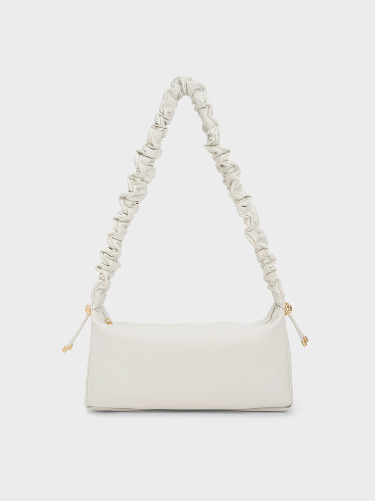 Cosette Ruched Handle Bag | Charles & Keith US