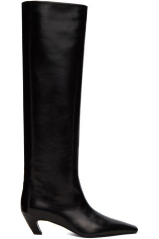 KHAITE - Black 'The Davis' Boots | SSENSE