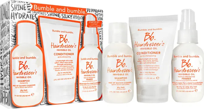 Bumble and bumble. Travel-Size Hydrating + Frizz Reducing Hair Set $48 Value | Nordstromrack | Nordstrom Rack