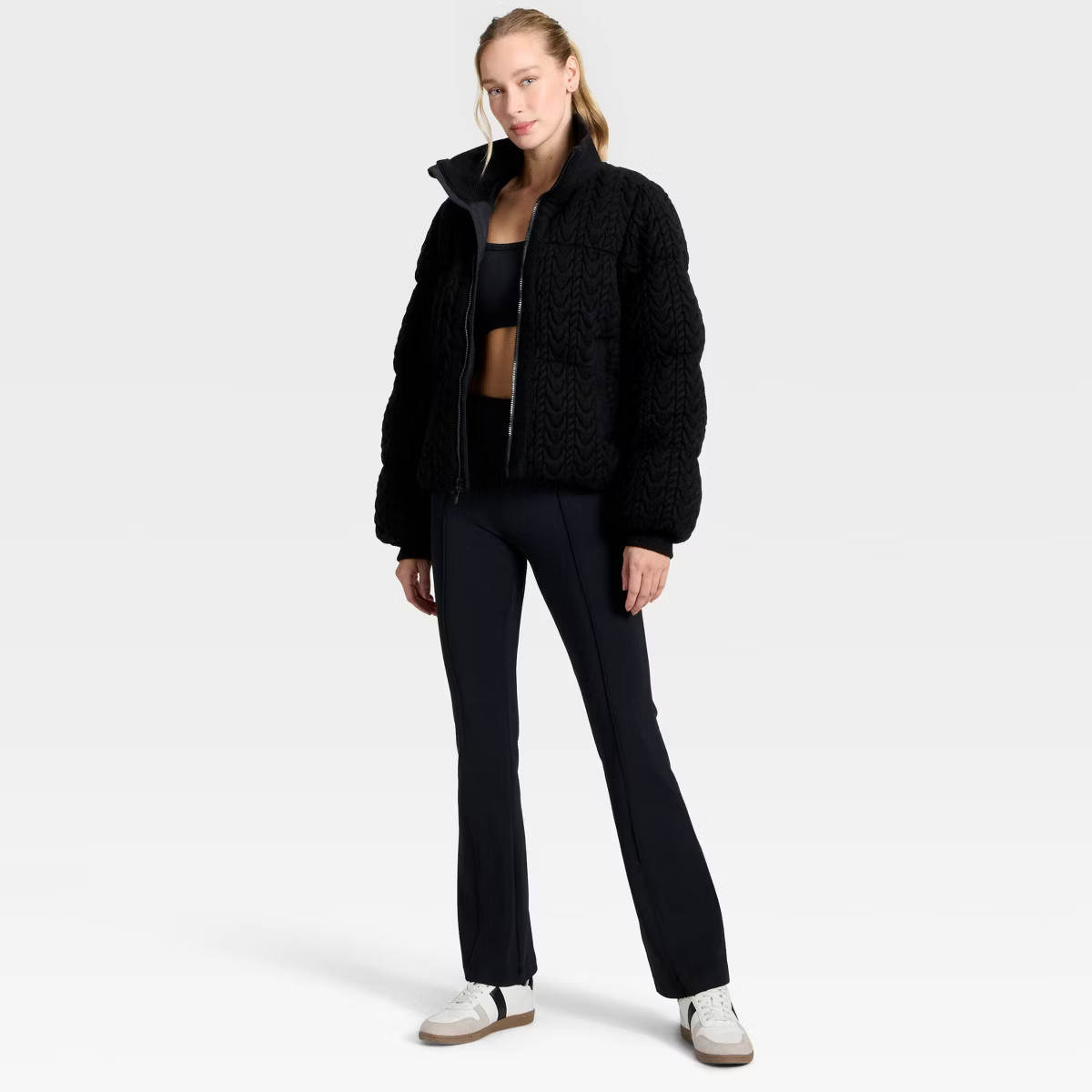 Women's Puffer Jacket - All In Motion™ Light Blue | Target