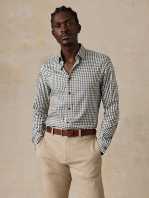 Soft Twill Movement Shirt - Burr Oak Gingham | Faherty