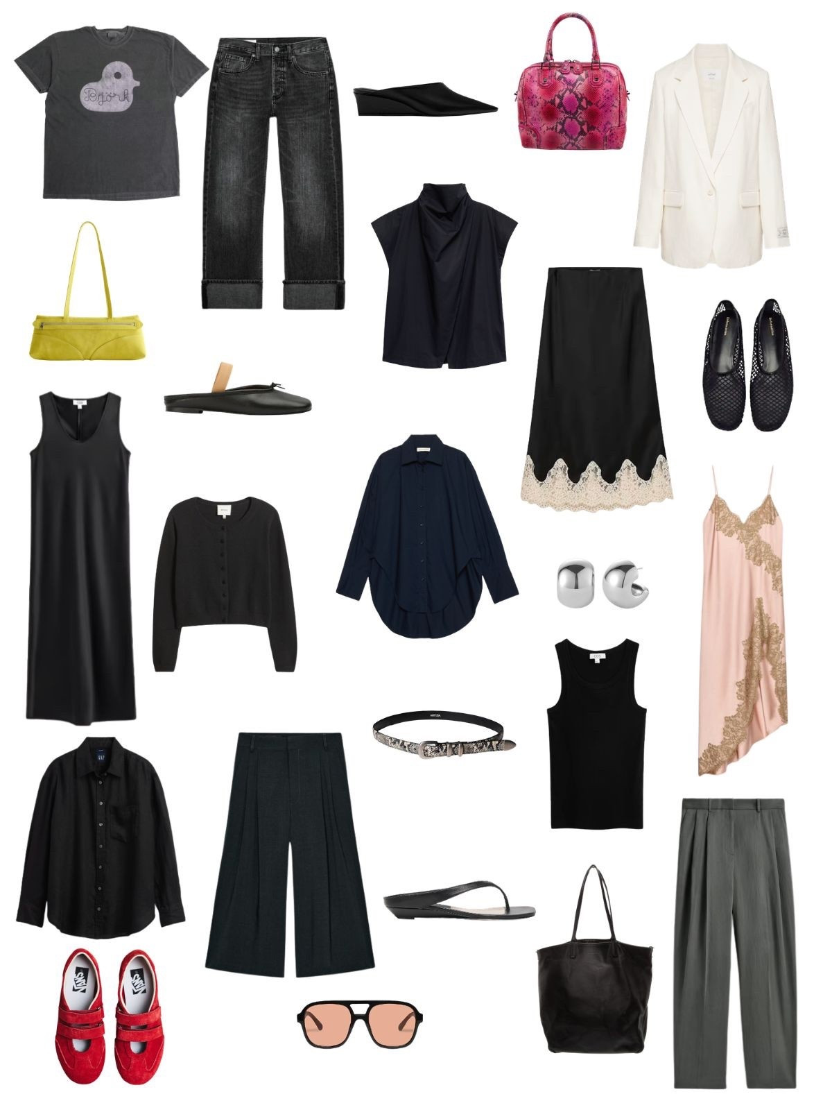 The summer capsule when you like wearing black. 

You can read the whole post and all of the outfit examples on my blog.

#LTKOver40 #LTKSeasonal