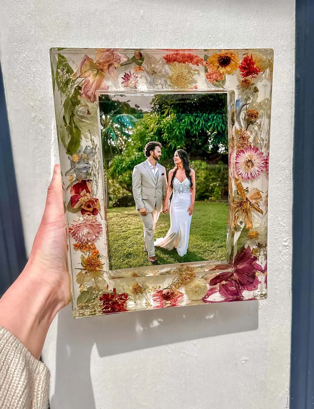 Resin Preserved Photo Frame | Dried Floral Preservation | Bridal Bouquet Keepsake | Preserve Flow... | Etsy (US)