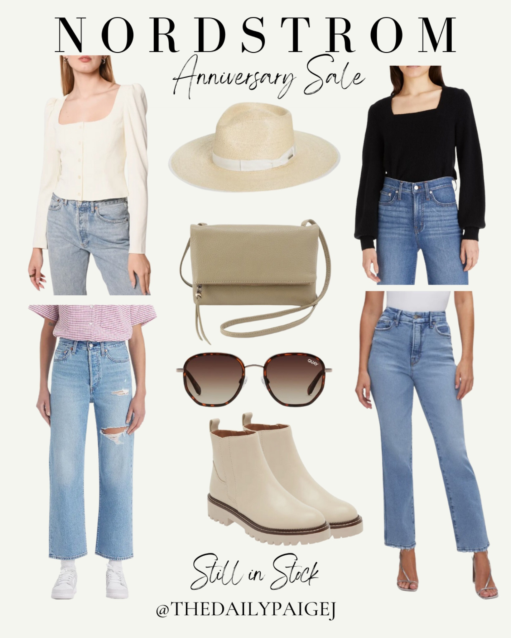 If you’re looking for some great pieces to get from the Nordstrom Anniversary sale, there are still a bunch of great piece in stock! I love these square neck sweaters for fall paired with some light colored denim. This would be the perfect outfit for a night out. If you’re looking for accessories for summer, quay has cute sunglasses still in stock and the sale currently has a straw fedora as well. Shop sweaters, jeans, accessories and booties still in stock at the NSALE. 

Nordstrom sale, Nordstrom Anniversary sale, Nordstrom luggage, Nordstrom Anniversary travel, Nordstrom Anniversary beach bag, Nordstrom Anniversary active wear, summer sandals, summer outfit, summer dresses, n sale, NSale, Nordstrom finds, Nordstrom Rack, Anniversary Sale, Nordstrom Summer Accessories, Sunglasses  on sale

#LTKxNSale #LTKunder100 #LTKsalealert