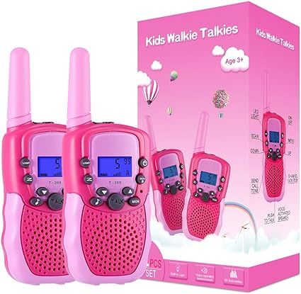 Selieve Toys for 3-12 Year Old Girls Boys, Walkie Talkies for Kids 22 Channels 2 Way Radio Toy wi... | Amazon (US)