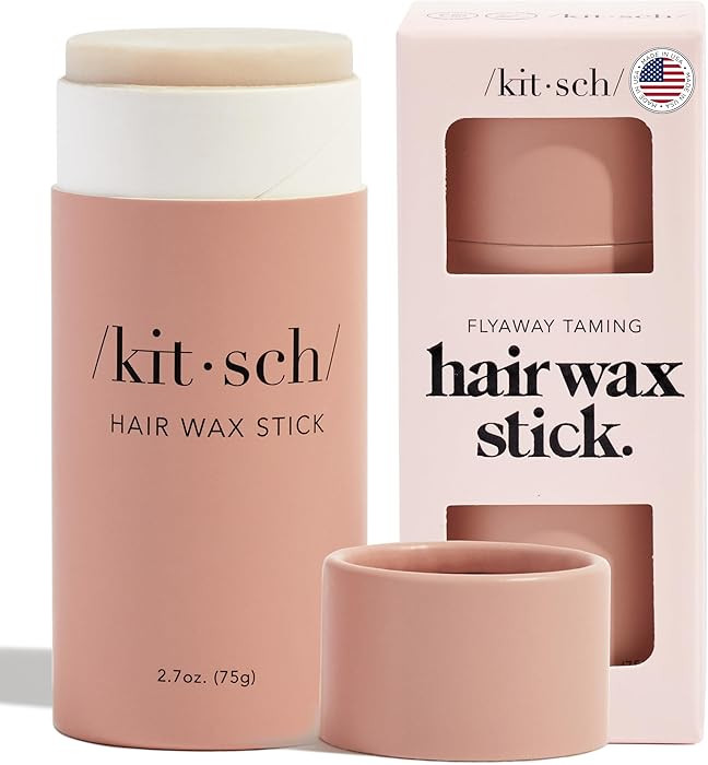 Kitsch Hair Wax Stick for Women & Men - Anti-Frizz and Fly Away Hair Tamer, No Residue Hair Finis... | Amazon (US)