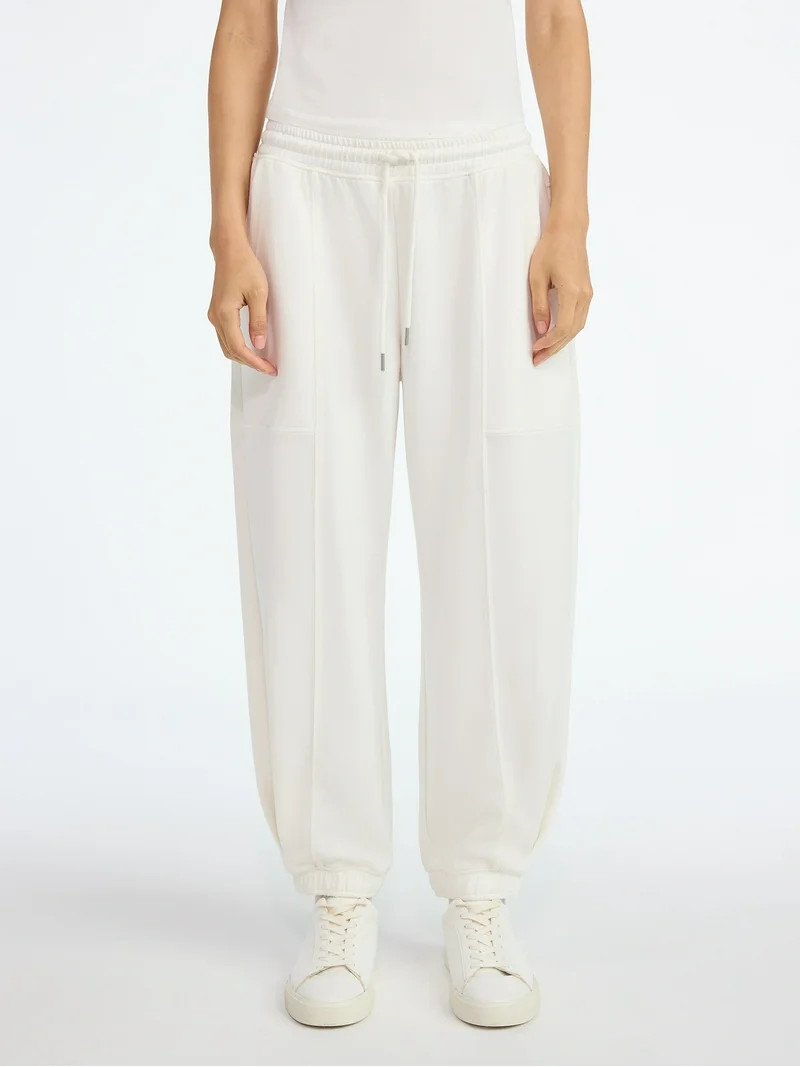 Scoop Women's and Women's Plus New Scubaknit Barrel Pants, Sizes XS-4X | Walmart (US)