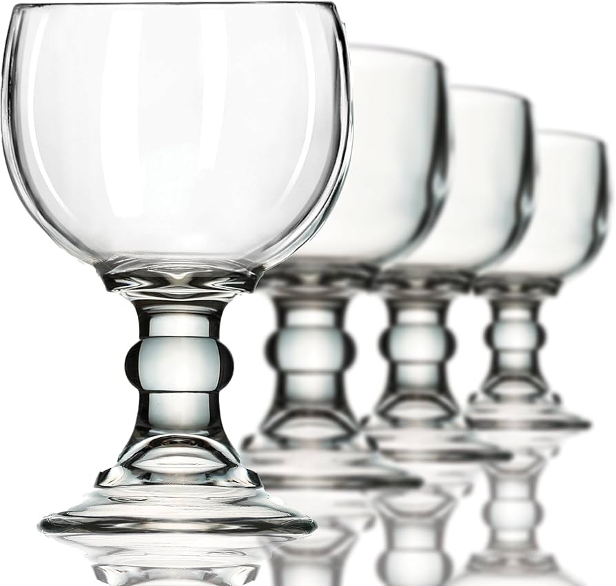 Amehla Schooner Beer Glasses Set - 21-ounce Large Margarita Glass, Big Goblet Style Beer Glass fo... | Amazon (US)
