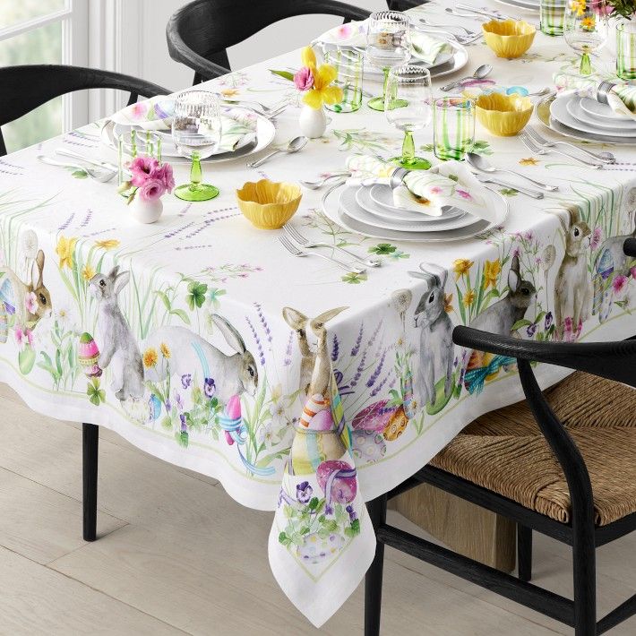 Roger Printed Tablecloth | Williams-Sonoma