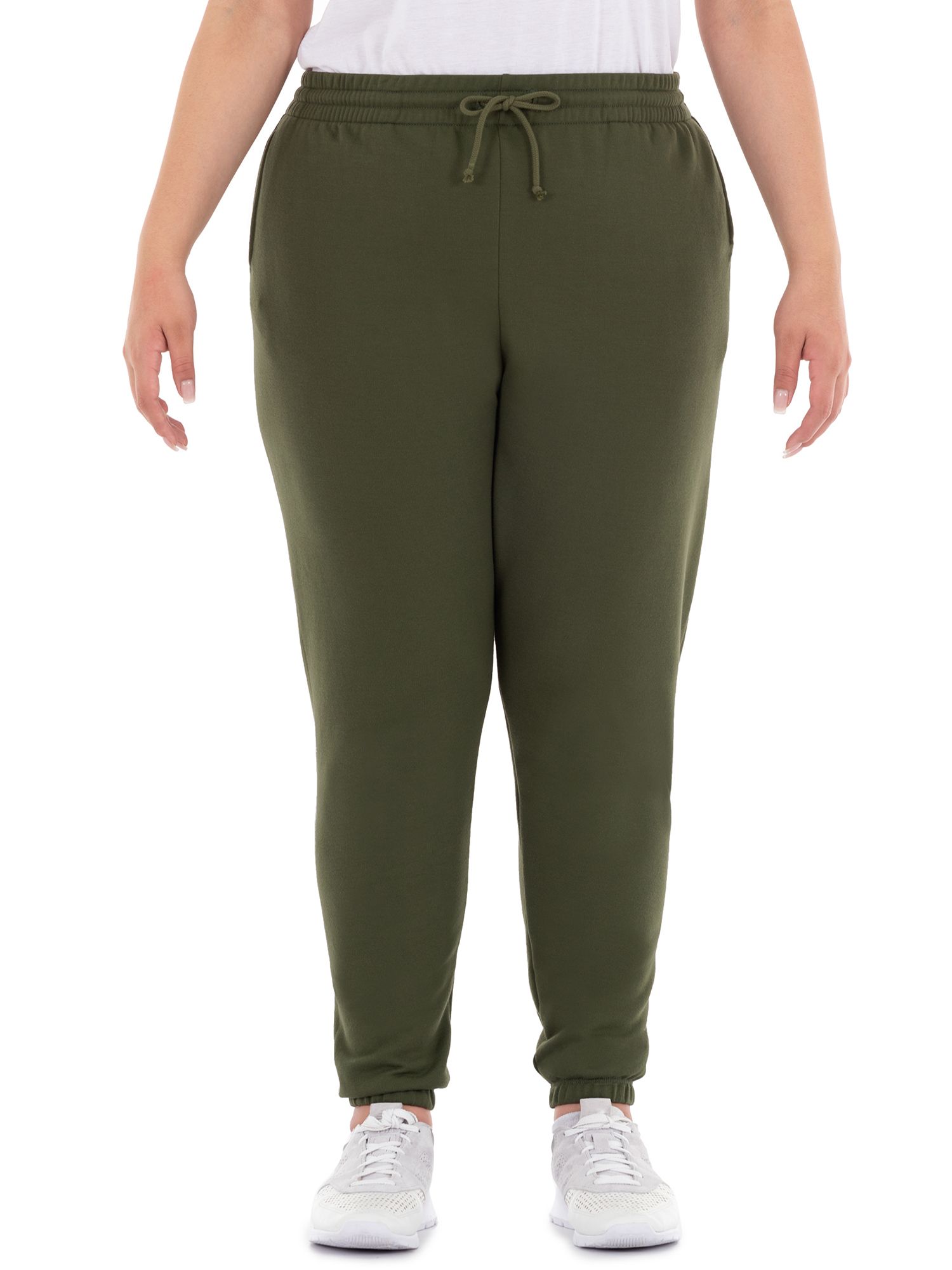 Terra & Sky Women's Plus Size Fleece Sweatpant - Walmart.com | Walmart (US)