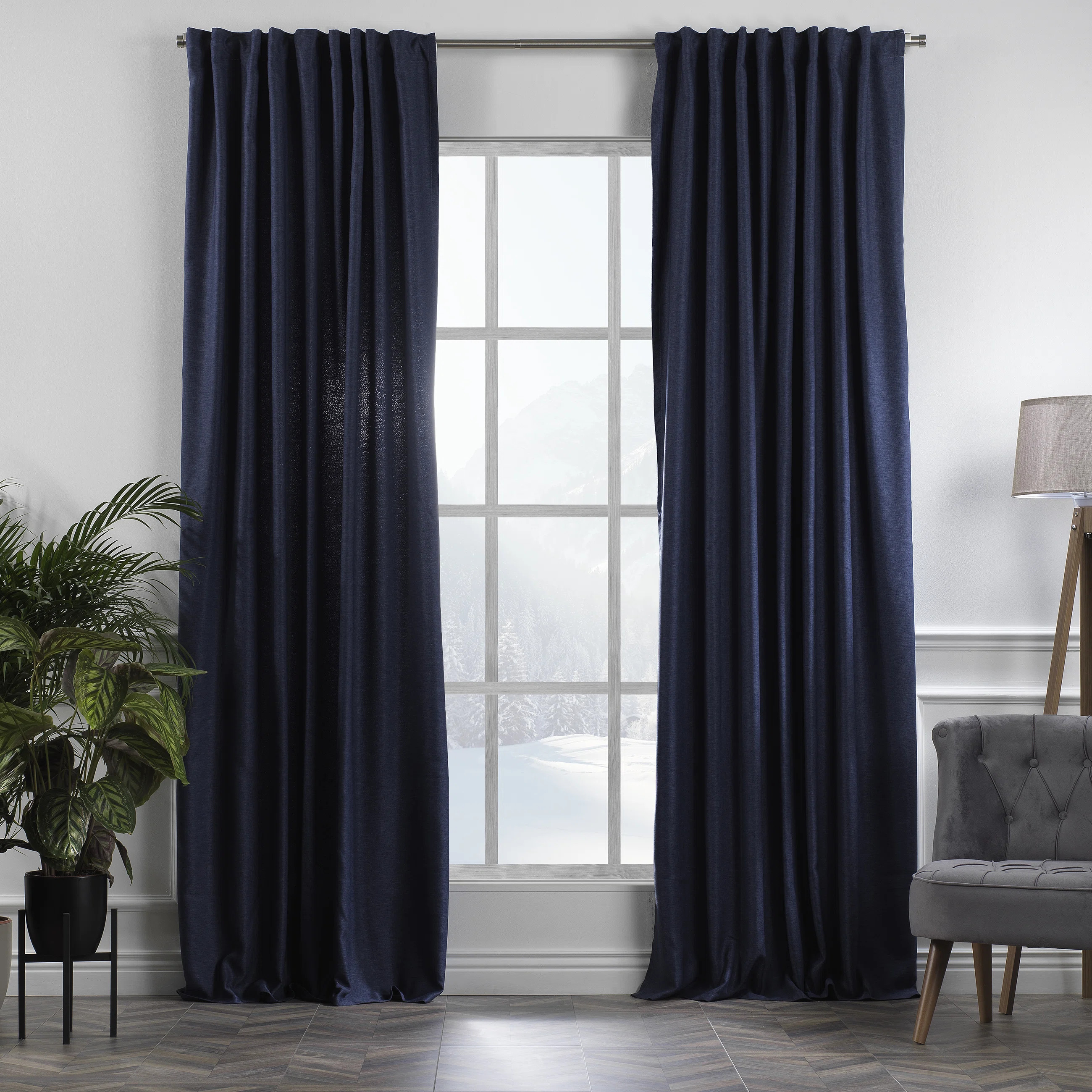 Decorative Room Darkening Curtain Panels (Set of 2) | Wayfair North America
