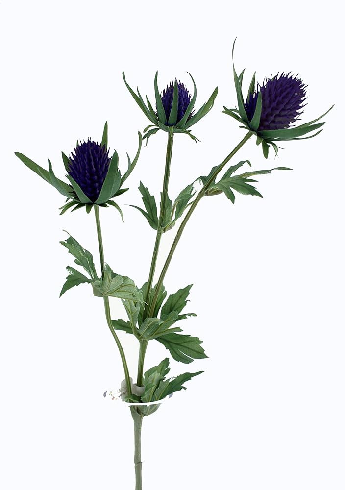 Floristrywarehouse Artificial Thistle Spray Artificial 26 Inches Purple | Amazon (US)