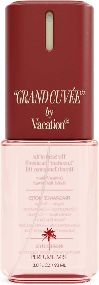 VACATION Grand Cuv\u00e9e Body Mist and Perfume for Women, 3 Fluid Ounces - Argan Oil, Amber and ... | Amazon (US)