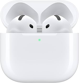 Apple AirPods 4 Wireless Earbuds, Bluetooth Headphones, with Active Noise Cancellation, Adaptive ... | Amazon (US)
