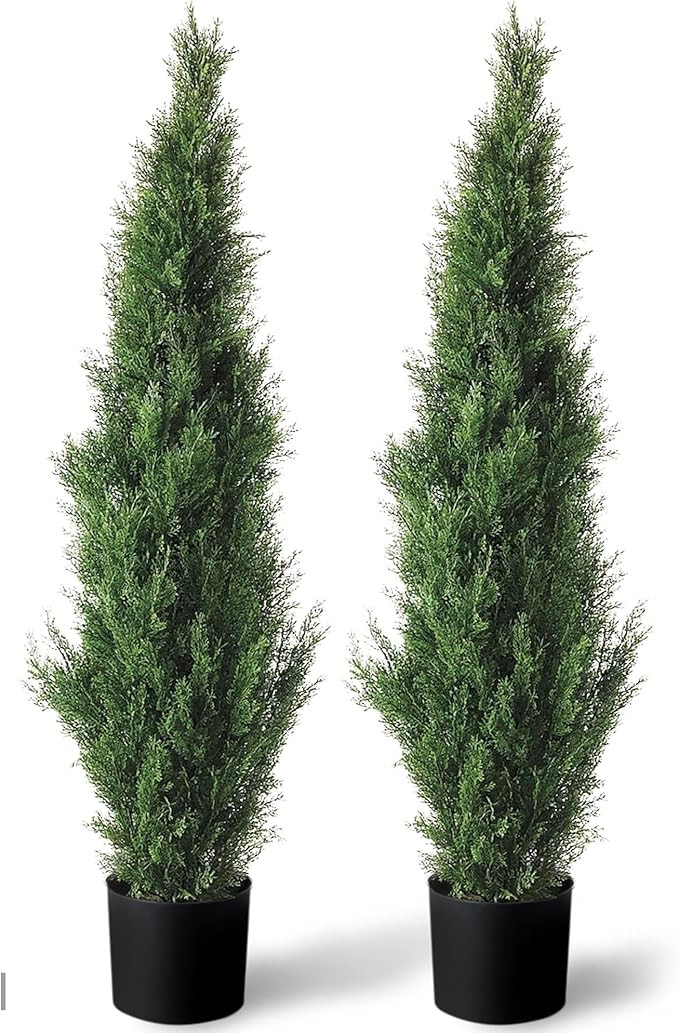 Two 4 Feet Artificial Cedar | Amazon (US)