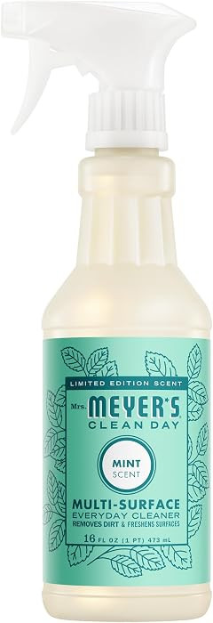 MRS. MEYER'S CLEAN DAY Multi-Surface Everyday Cleaner, Mint Scent, 16 Fl Oz Bottle | Amazon (US)