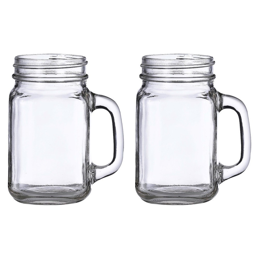 2ct Mason Jar Mugs, Clear | Target