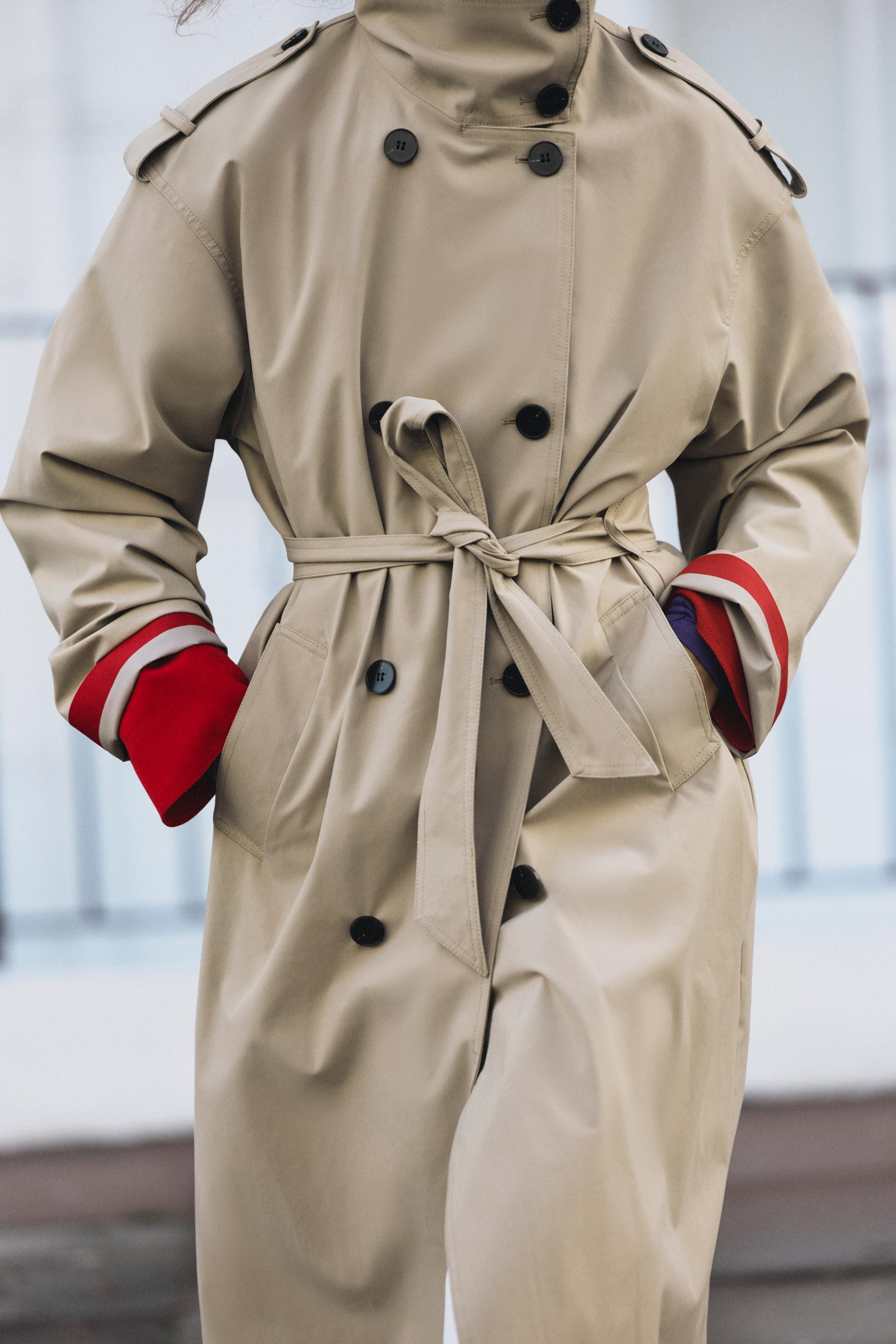 WATER-REPELLENT WINDPROOF BELTED TRENCH COAT | Zara US