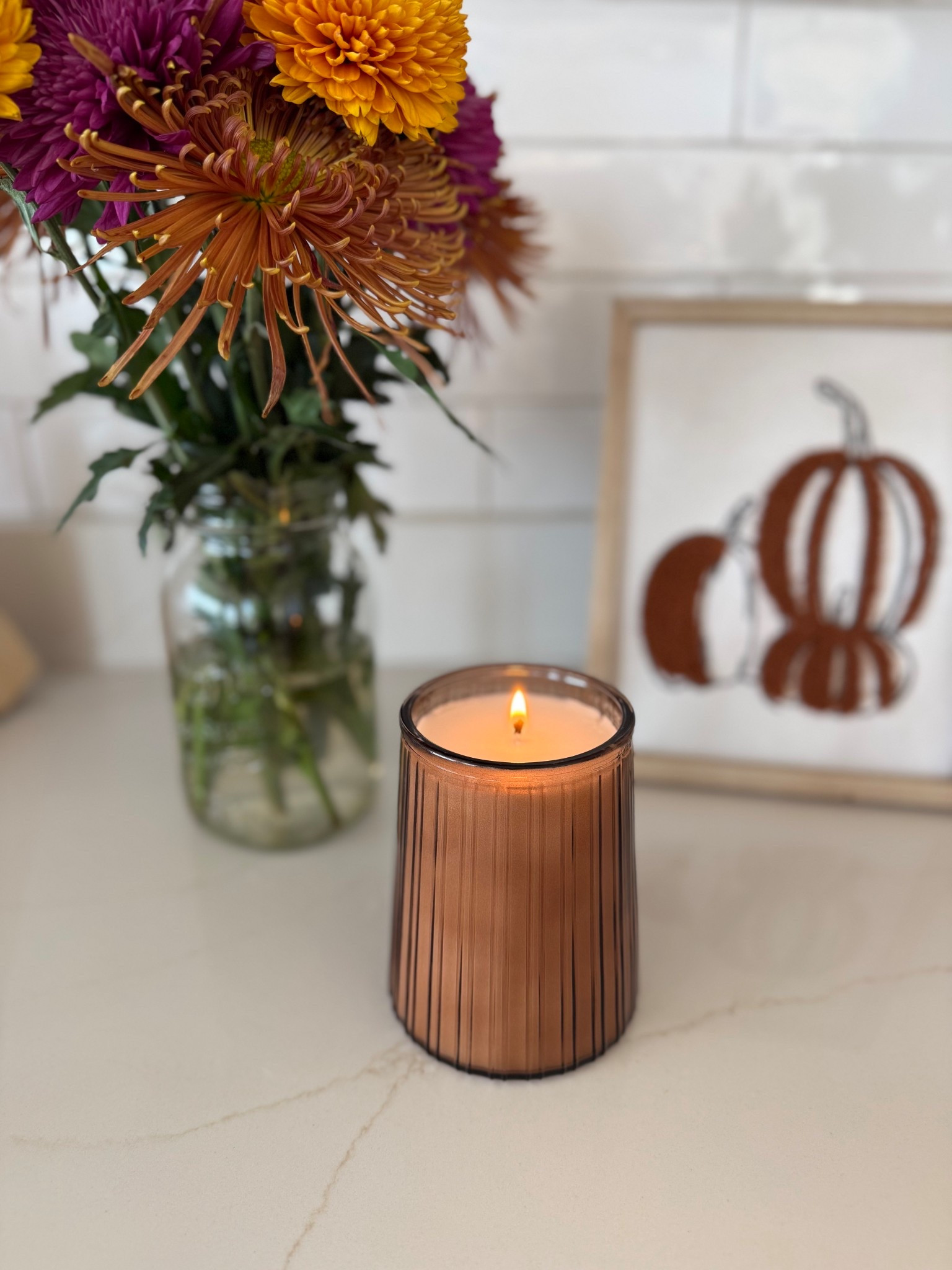 These gorgeous $5 candles not only smell amazing, they are stunning! 

#LTKFamily #LTKHome #LTKSeasonal