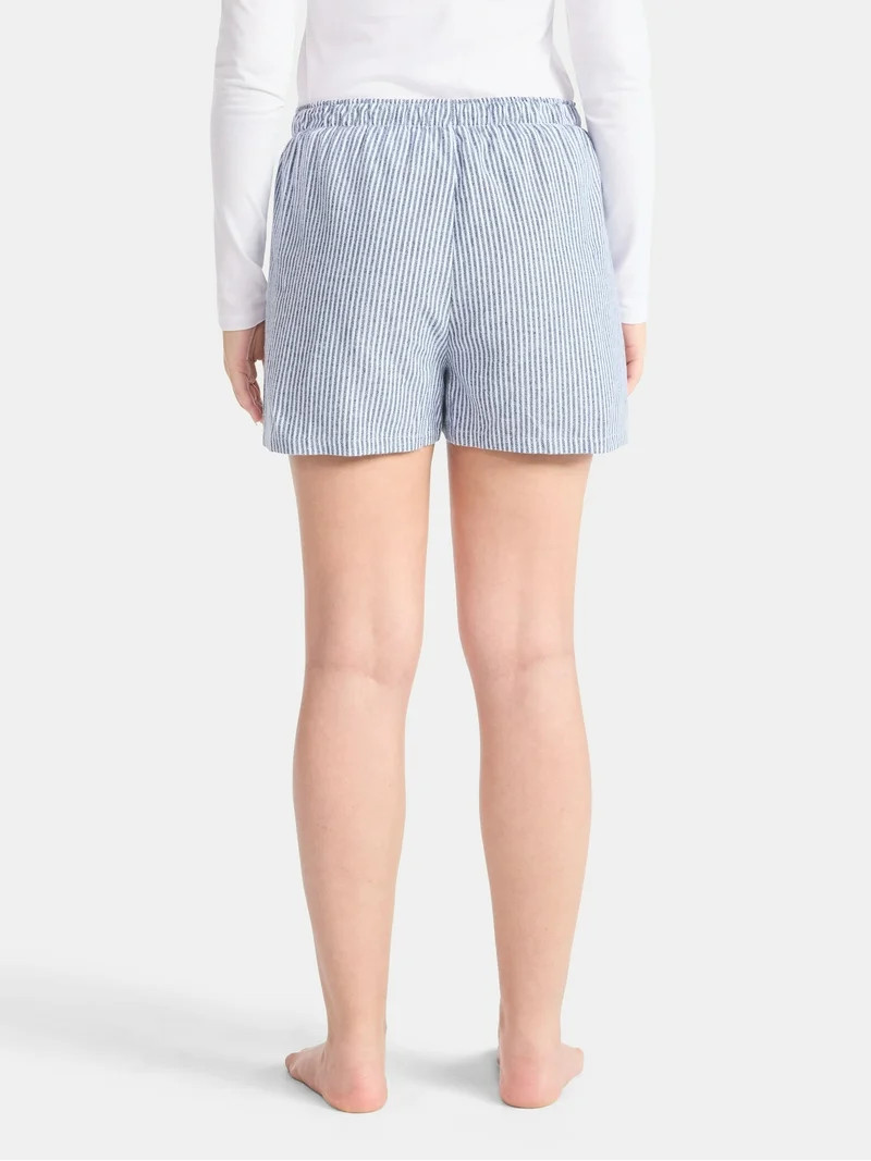 No Boundaries Sleepwear Cotton Boxer Shorts, 3'' Inseam, Women’s | Walmart (US)