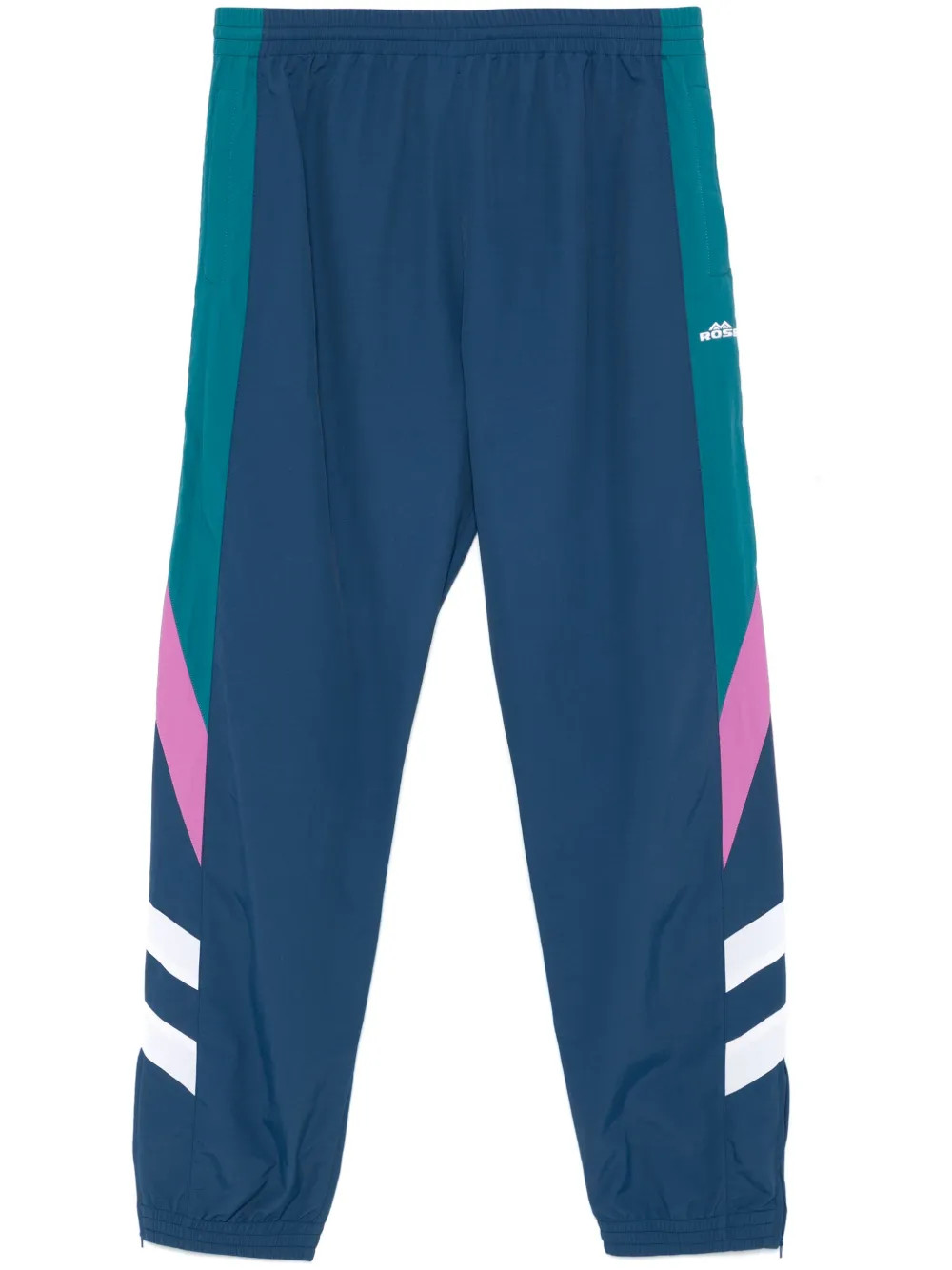 Martine Rose logo-embroidered Track Pants | Blue | FARFETCH | Farfetch Global