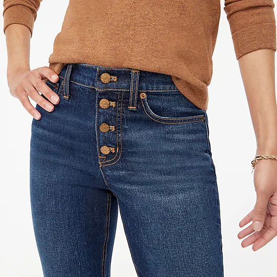 Flare crop jean in all-day stretch | J.Crew Factory