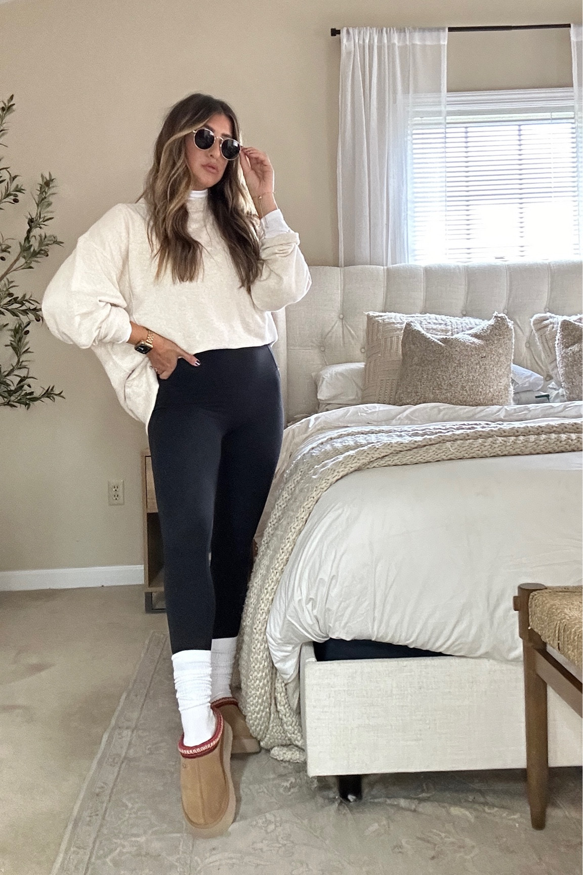 Casual and comfy outfit. Wearing a small in sweatshirt and other color options are available at link. 

Tap exact photo below to shop more of this outfit directly. 

Follow for more! Xx

#LTKSeasonal #LTKfindsunder50 #LTKstyletip
