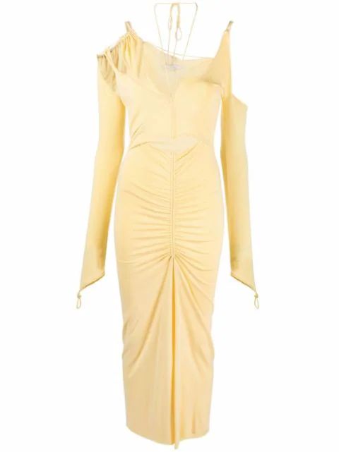 multi-strap fitted maxi dress | Farfetch Global