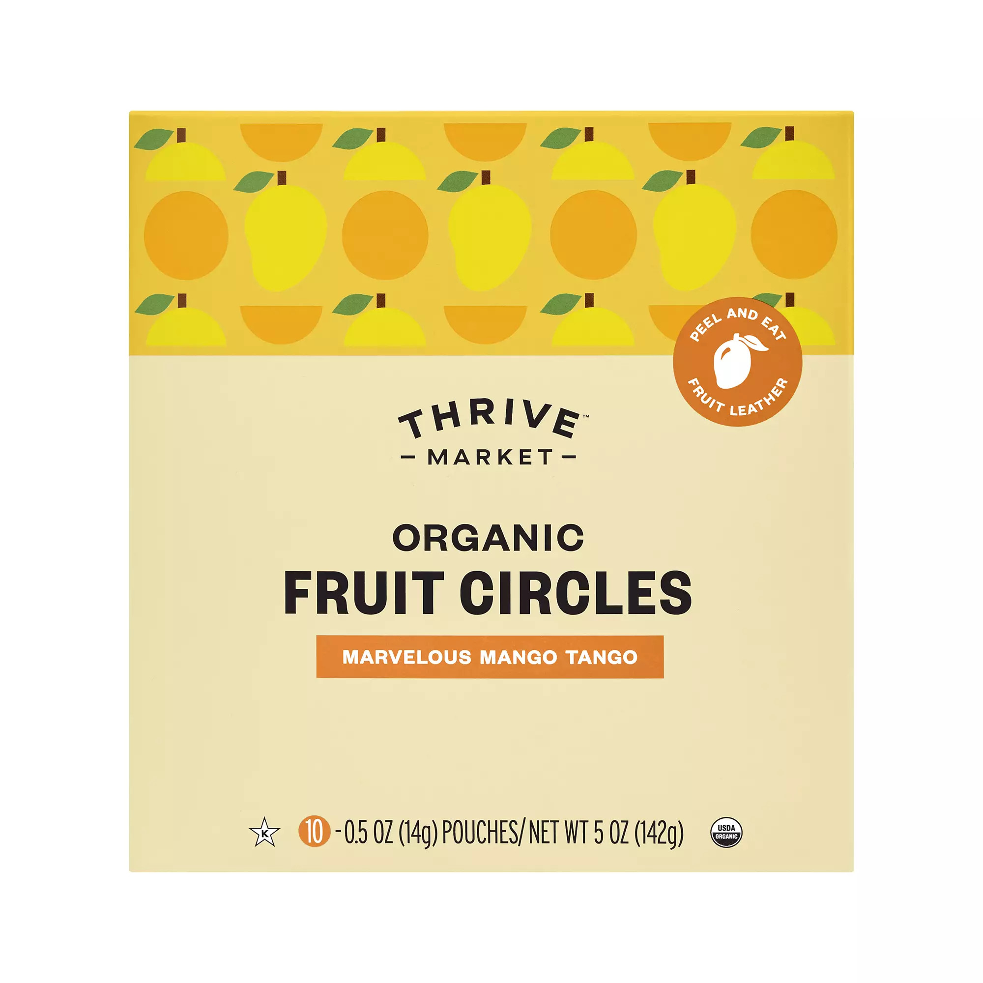 Organic Fruit Circles, Marvelous Mango Tango | Thrive Market