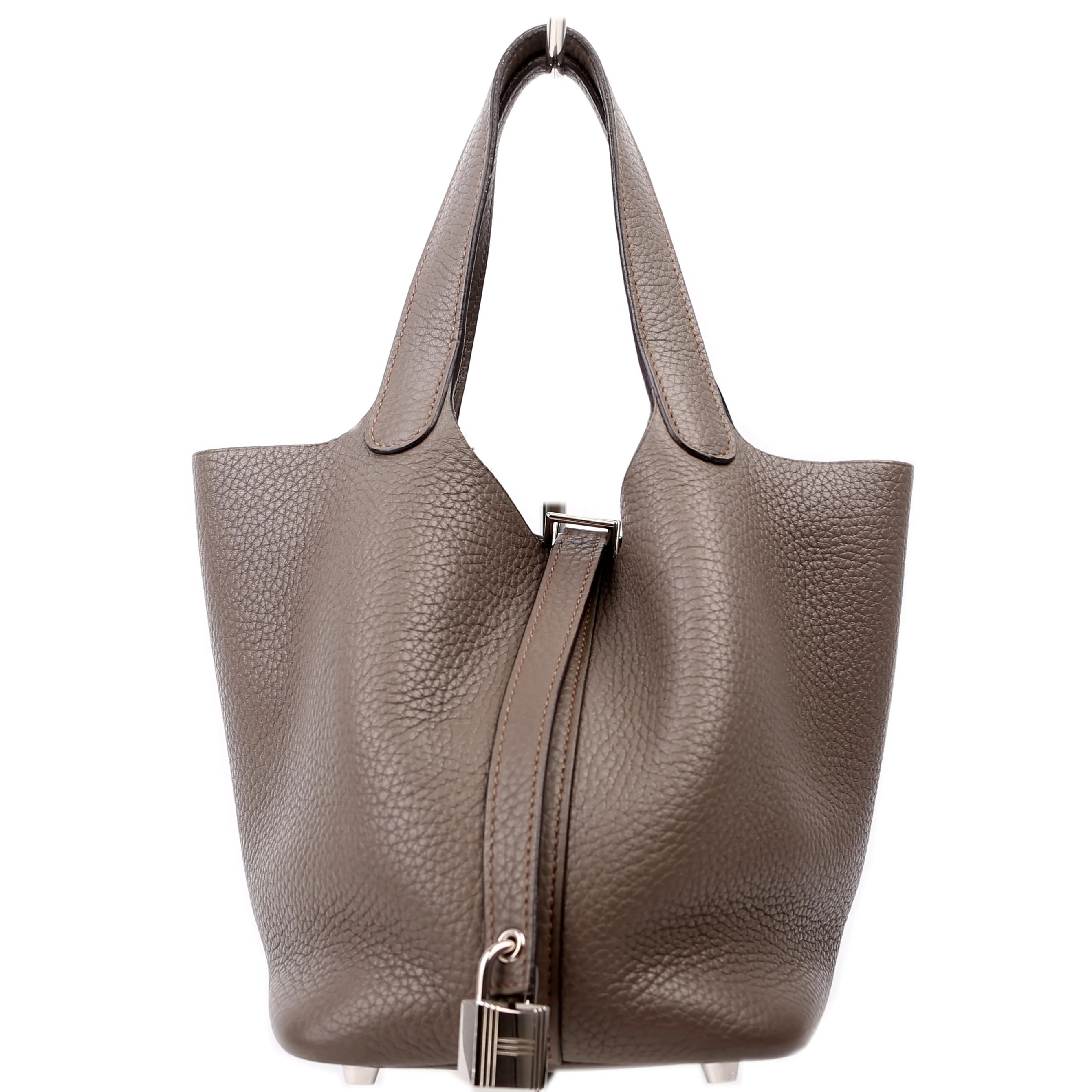 Picotin 18 Clemence Taupe | Keeks Designer Handbags