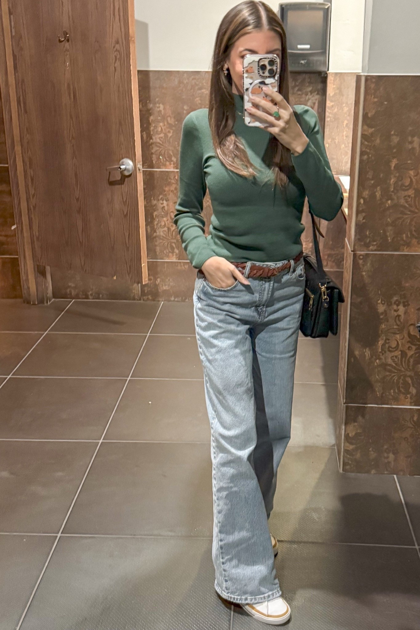 Classic pieces never go out of style—a fitted turtleneck, relaxed denim, and a woven belt for that effortless, put-together look. 

Paired with sneakers for a casual touch, because comfort is key! 

Who else loves a good neutral + denim combo? 

#CasualChic #EffortlessStyle #WardrobeStaples

#LTKStyleTip #LTKFindsUnder100 #LTKFindsUnder50