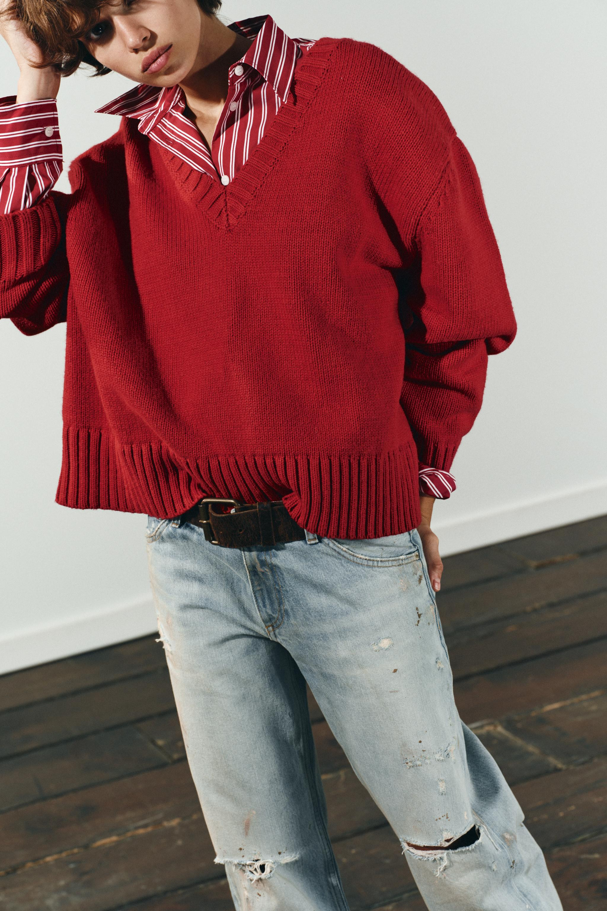 OVERSIZED KNIT SWEATER | Zara US