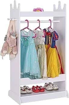 UTEX Kid’s See and Store Dress-up Center, Costume Closet for Kids, Open Hanging Armoire Closet,... | Amazon (US)