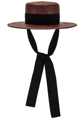 Monrowe Panama Chin Strap Hat in Cognac from Revolve.com | Revolve Clothing (Global)