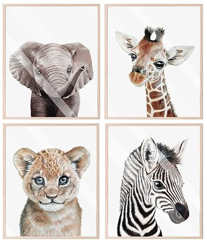 Safari Nursery Decor, Baby Safari Nursery Decor, Nursery Wall Decor, Nursery Safari Decor Nursery... | Amazon (US)