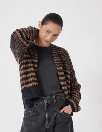 Hush Skye Wool Blend Stripe Cardigan | Nordstrom | Nordstrom